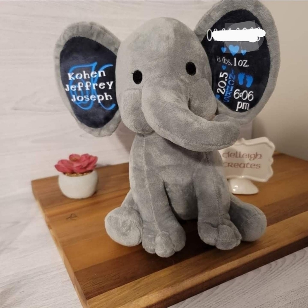 🌟 HOST PICK 🌟 Birth Stats Elephant